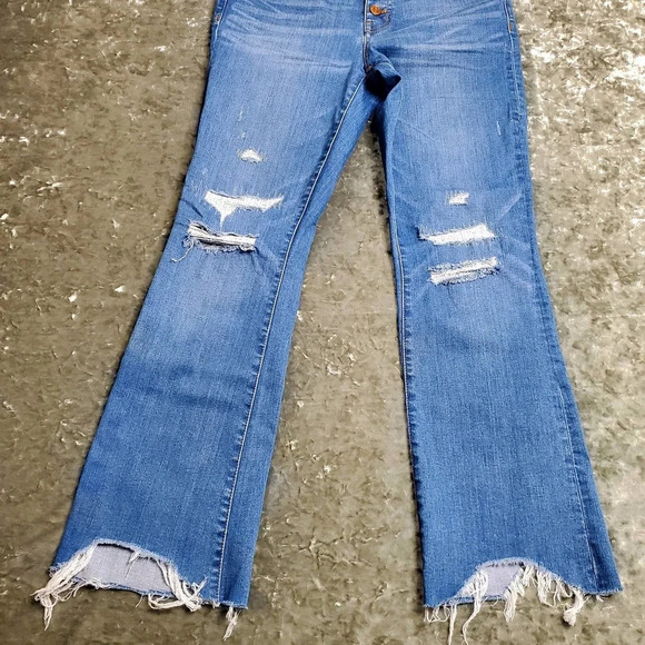 Madewell Cali Demi-Boot Distressed Jeans - Picture 2 of 11